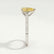 VIOLA - Pear Yellow Lab Diamond Platinum Shoulder Set