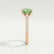 VIOLA - Radiant Green Lab Diamond 18k Rose Gold Shoulder Set