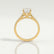 VIOLA - Radiant Lab Diamond 18k Yellow Gold Shoulder Set