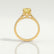 VIOLA - Radiant Yellow Lab Diamond 18k Yellow Gold Shoulder Set