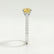 VIOLA - Round Yellow Lab Diamond 18k White Gold Shoulder Set