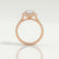VIOLETTE - Cushion Lab Diamond 18k Rose Gold Halo