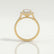 VIOLETTE - Cushion Lab Diamond 18k Yellow Gold Halo