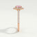 VIOLETTE - Cushion Pink Lab Diamond 18k Rose Gold Halo Ring