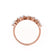 VENUS - Lab Diamond Cluster Statement Eternity 18k Rose Gold Eternity Lily Arkwright