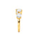 VENUS - Lab Diamond Cluster Statement Eternity 18k Yellow Gold Eternity Lily Arkwright
