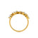 VENUS - Lab Diamond Cluster Statement Eternity 18k Yellow Gold Eternity Lily Arkwright