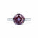 VIOLA - Round Alexandrite Solitaire Engagement Ring 950 Platinum