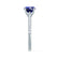 VIOLA - Round Blue Sapphire Solitaire Engagement Ring 950 Platinum