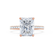 VIOLA - Radiant Lab Diamond 18k Rose Gold Shoulder Set