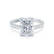 VIOLA - Radiant Lab Diamond 18k White Gold Shoulder Set