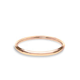 - Petite Plain Wedding Ring 9k Rose Gold Wedding Bands Lily Arkwright