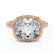 ZELLA - Elongated Cushion Lab Diamond East West Button Back Engagement Ring Inspired by Zendaya