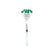 ALYA - Round Emerald Starburst Cluster Shoulder Set Engagement Ring 950 Platinum