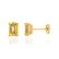 AVIANA - Emerald Yellow Sapphire 18k Yellow Gold Stud Earrings Earrings Lily Arkwright
