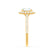 BLUSH - Outlet 1.50ct Round Moissanite & Diamond 18k Yellow Gold Petite Halo Ring Engagement Ring Lily Arkwright