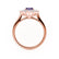 - Chatham® Alexandrite & Lab Diamond 18k Rose Gold Engagement Ring Lily Arkwright