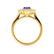 - Chatham® Alexandrite & Lab Diamond 18k Yellow Gold Engagement Ring Lily Arkwright