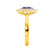 - Chatham® Alexandrite & Lab Diamond 18k Yellow Gold Engagement Ring Lily Arkwright
