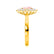 - Chatham® Champagne Sapphire & Lab Diamond 18k Yellow Gold Engagement Ring Lily Arkwright