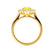 - Chatham® Yellow Sapphire & Lab Diamond 18k Yellow Gold Engagement Ring Lily Arkwright