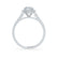 ESME - Emerald Lab Diamond & Diamond Platinum Halo