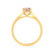 ISABELLA - Oval Champagne Sapphire 18k Yellow Gold Solitaire Ring Engagement Ring Lily Arkwright