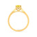 ISABELLA - Oval Yellow Sapphire 18k Yellow Gold Solitaire Ring Engagement Ring Lily Arkwright