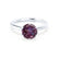 JULIET - Round Alexandrite Solitaire Engagement Ring 950 Platinum