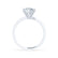 JULIET - Round Natural Diamond 950 Platinum Solitaire Ring Engagement Ring Lily Arkwright