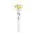 JULIET - Round Yellow Sapphire Solitaire Engagement Ring 950 Platinum