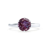 JULIET - Chatham® Round Alexandrite Solitaire Engagement Ring 950 Platinum