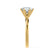 JULIET - Round Natural Diamond 18k Yellow Gold Solitaire Ring Engagement Ring Lily Arkwright