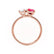 CELESTE - Toi Et Moi Ruby Emerald & Lab Diamond Pear Cut Ring 18k Rose Gold