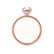 LIVELY - Radiant Champagne Sapphire & Diamond 18k Rose Gold Petite Hidden Halo Pavé Shoulder Set Ring Engagement Ring Lily Arkwright