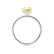 LIVELY - Radiant Yellow Sapphire & Diamond 18k White Gold Petite Hidden Halo Pavé Shoulder Set Ring Engagement Ring Lily Arkwright