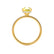 LIVELY - Radiant Yellow Sapphire & Diamond 18k Yellow Gold Petite Hidden Halo Pavé Shoulder Set Ring Engagement Ring Lily Arkwright