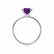 LULU - Emerald Alexandrite 950 Platinum Petite Solitaire Ring Engagement Ring Lily Arkwright