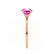 LULU - Emerald Pink Sapphire 18k Rose Gold Petite Solitaire Engagement Ring Lily Arkwright