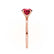 LULU - Emerald Ruby 18k Rose Gold Petite Solitaire Engagement Ring Lily Arkwright