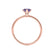 LULU - Marquise Alexandrite 18k Rose Gold Petite Solitaire Ring Engagement Ring Lily Arkwright