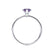 LULU - Marquise Alexandrite 18k White Gold Petite Solitaire Ring Engagement Ring Lily Arkwright
