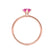 LULU - Marquise Pink Sapphire 18k Rose Gold Petite Solitaire Ring Engagement Ring Lily Arkwright