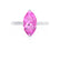 LULU - Marquise Pink Sapphire 950 Platinum Petite Solitaire Ring Engagement Ring Lily Arkwright