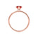 LULU - Marquise Ruby 18k Rose Gold Petite Solitaire Ring Engagement Ring Lily Arkwright