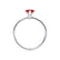 LULU - Marquise Ruby 18k White Gold Petite Solitaire Ring Engagement Ring Lily Arkwright