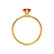 LULU - Marquise Ruby 18k Yellow Gold Petite Solitaire Ring Engagement Ring Lily Arkwright