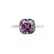 LULU - Cushion Alexandrite 950 Platinum Petite Solitaire Ring