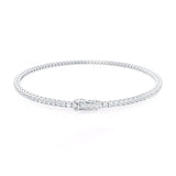 MONACO - 2 Total Carat Lab Diamond Tennis Bracelet Platinum Bracelet Lily Arkwright