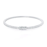 MONACO - 3 Total Carat Lab Diamond Tennis Bracelet Platinum Bracelet Lily Arkwright